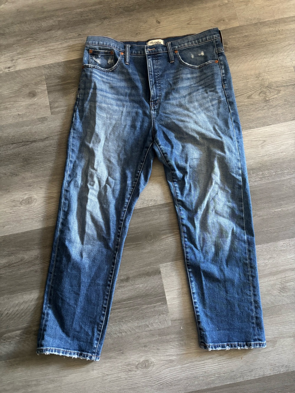 Full Length Madewell Classic Straight Jean - DISCONTINUED STYLE